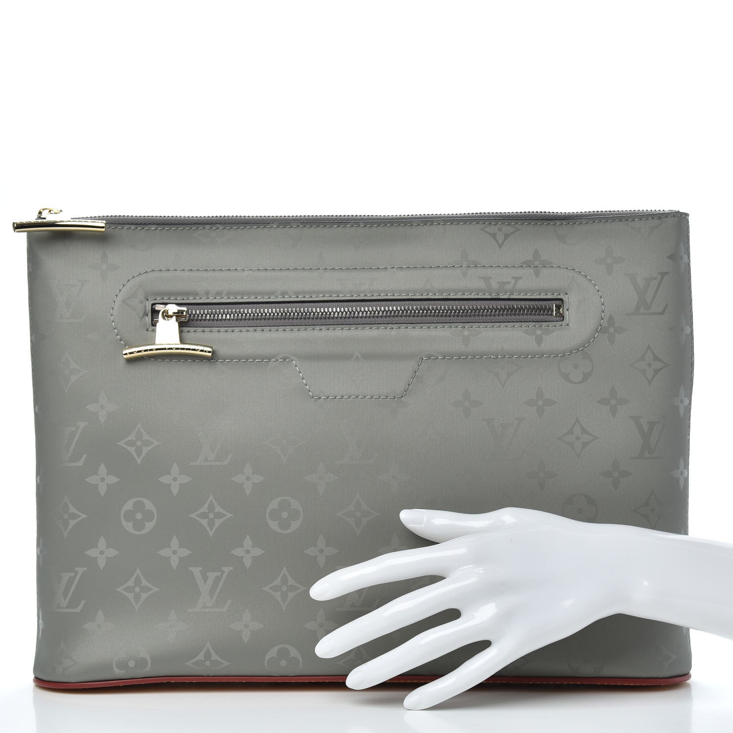 Louis Vuitton Monogram Titanium Pochette Cosmos 2 of 10