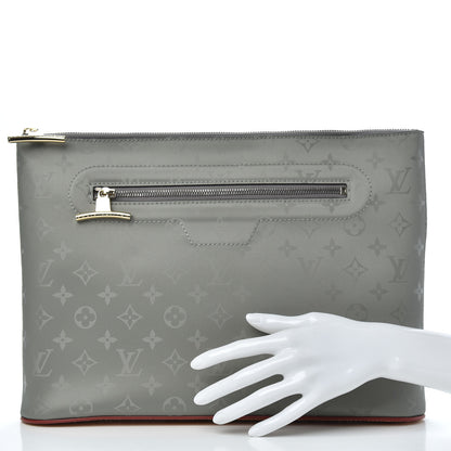 Louis Vuitton Monogram Titanium Pochette Cosmos 2 of 10