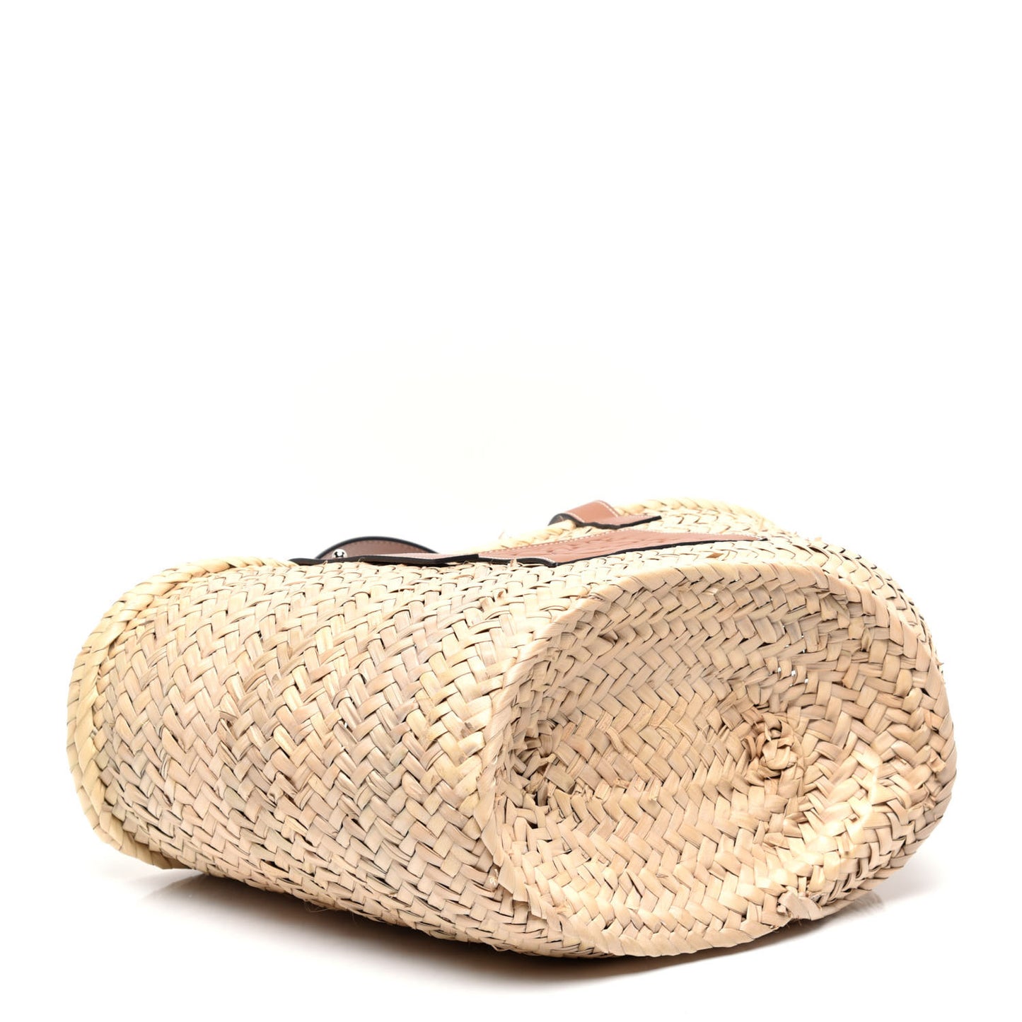 Raffia Basket Tote Bag Natural Tan