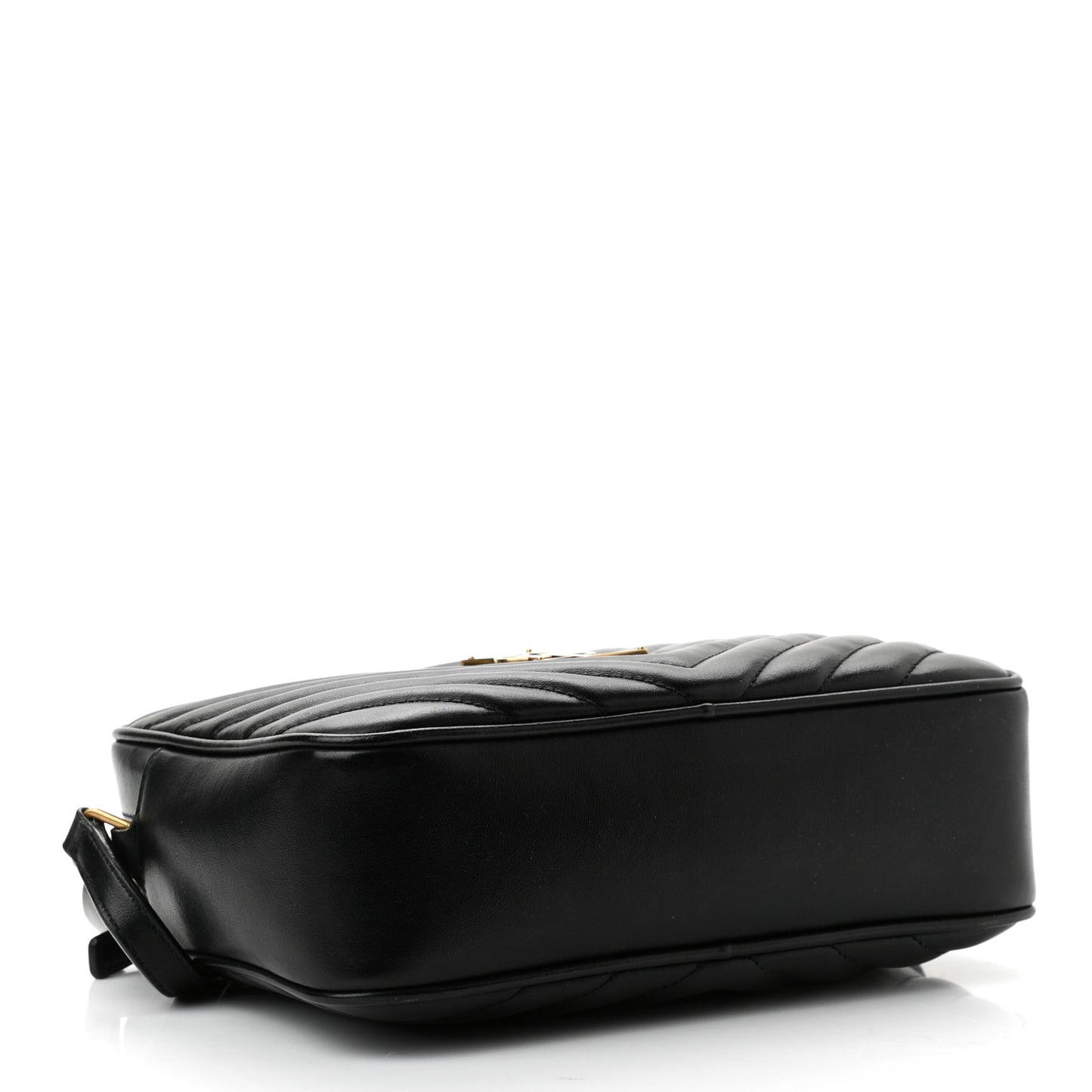 Calfskin Matelasse Monogram Lou Camera Bag Black