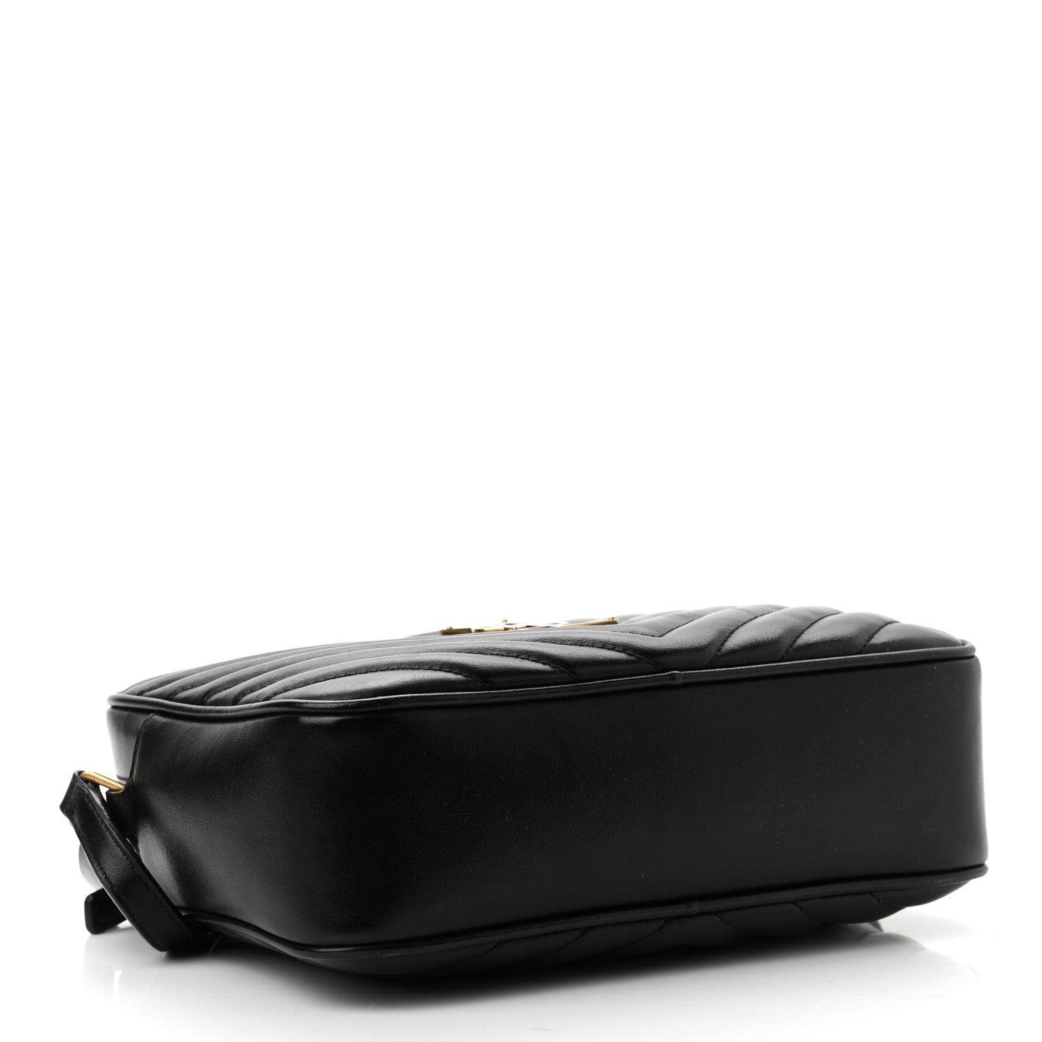 Saint Laurent Calfskin Matelasse Monogram Lou Camera Bag Black 4 of 10