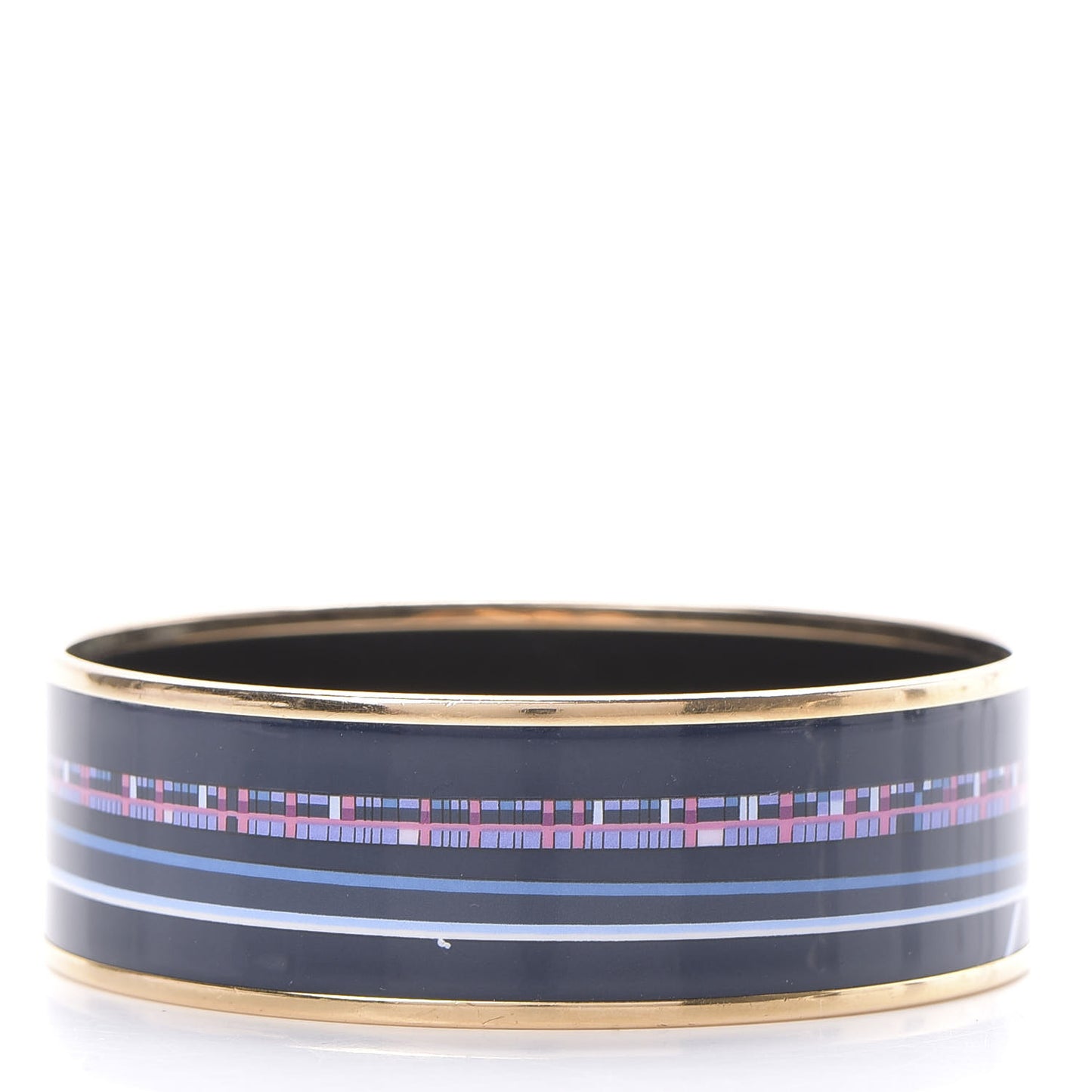 Enamel Printed Wide Les Cannes Bracelet 70 Arts and Crafts