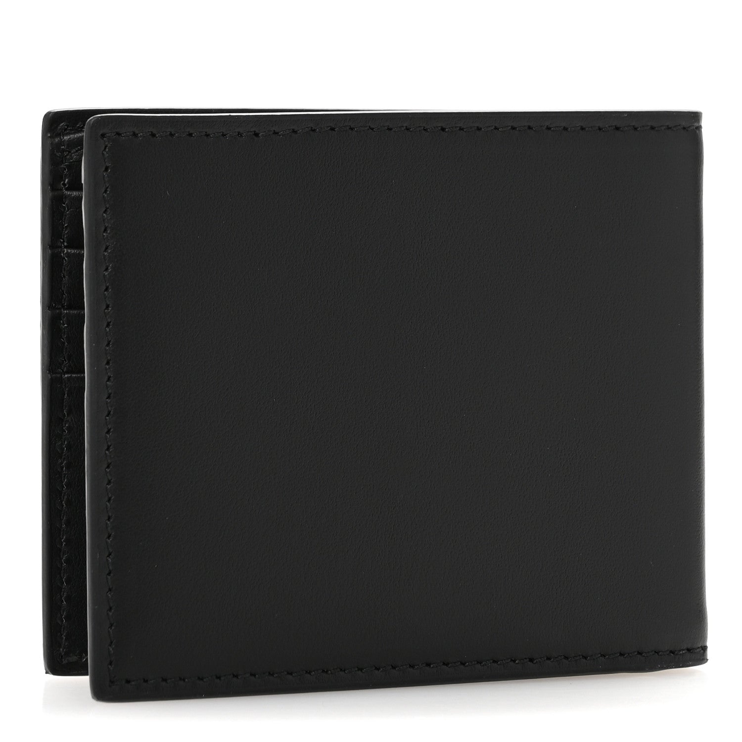 Gucci Plutone Calfskin Logo Bi-Fold Wallet Black 3 of 7