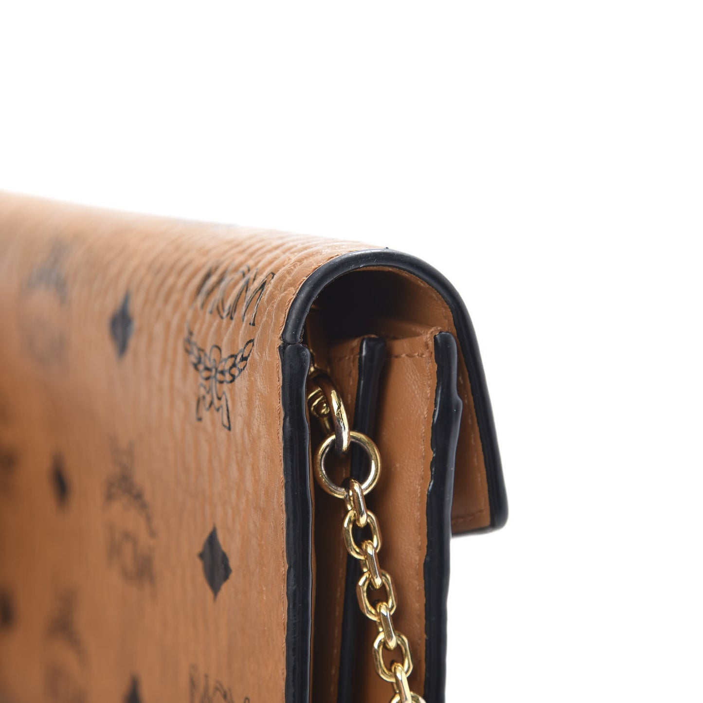 Visetos Large Patricia Wallet On Chain Cognac