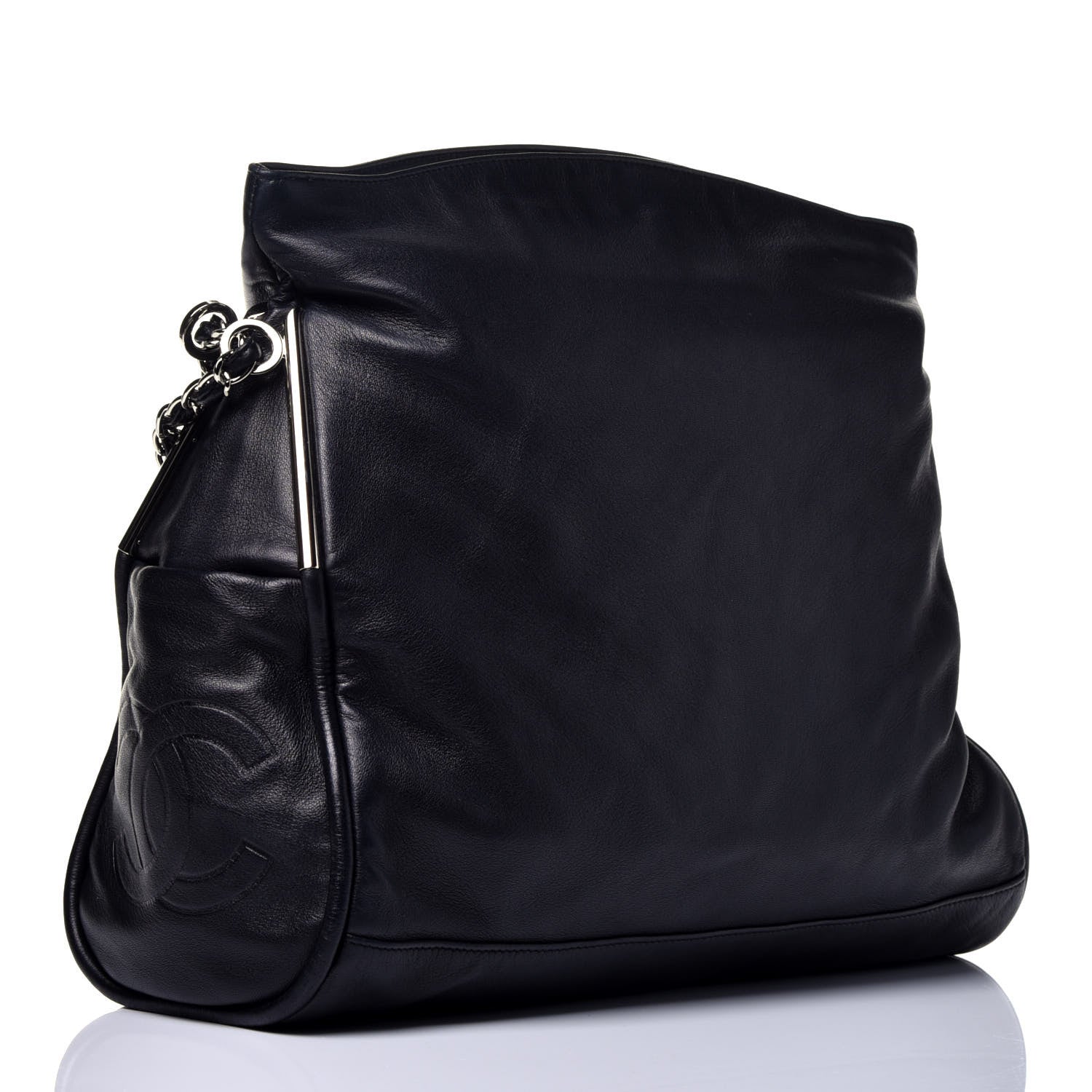 Chanel Lambskin Large Ultimate Soft Tote Black 3 of 9