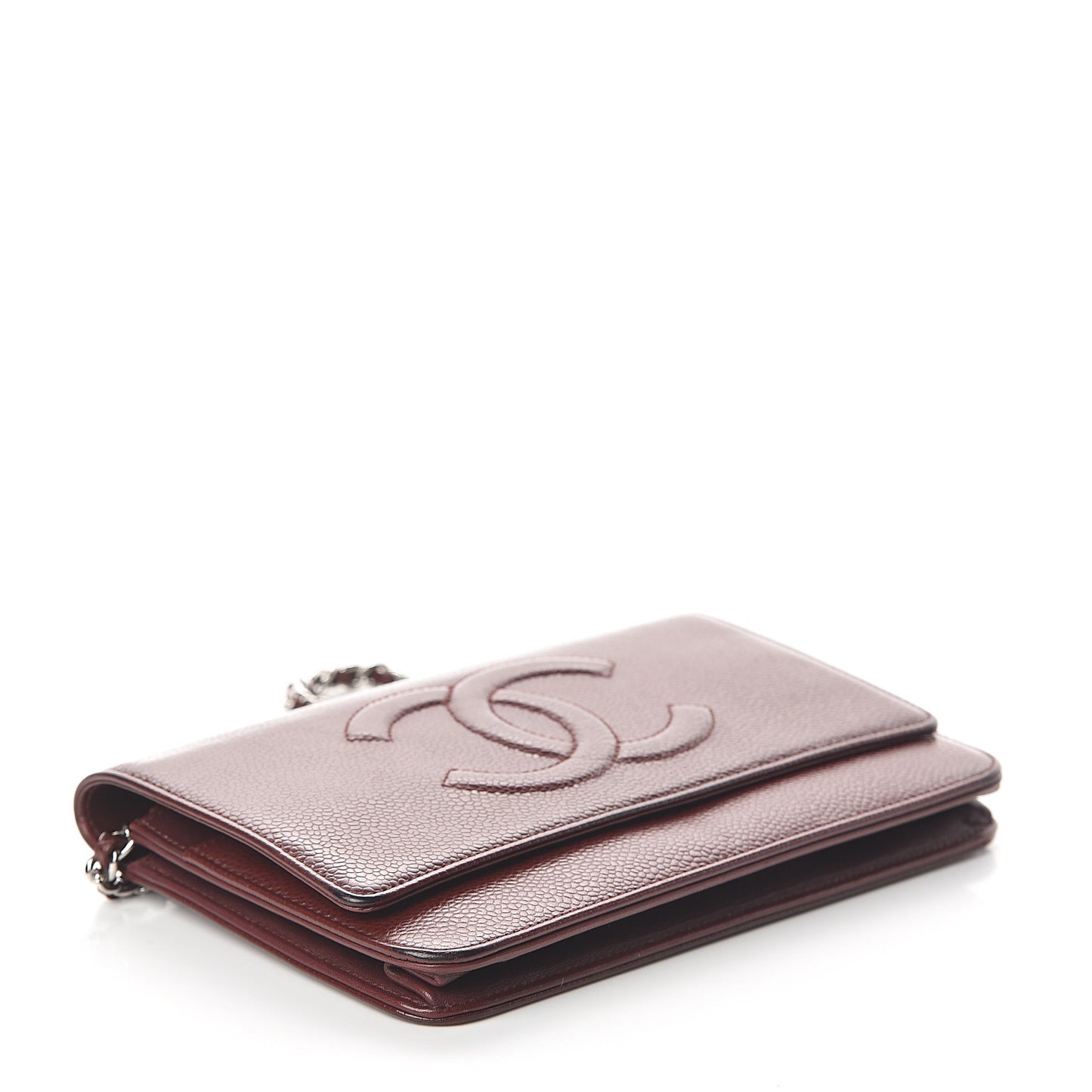 Caviar Timeless CC Wallet on Chain WOC Dark Red