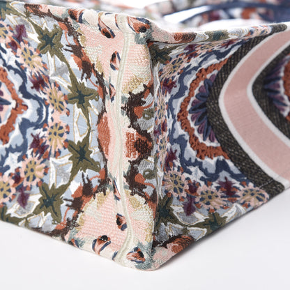 Christian Dior Canvas Embroidered KaleiDioroscopic Book Tote Multicolor 11 of 11