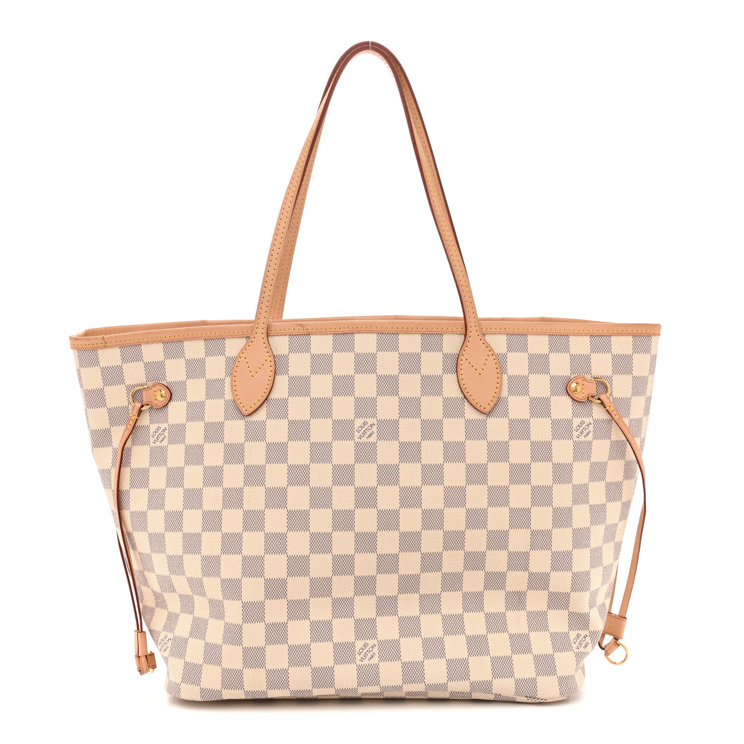 Louis Vuitton Damier Azur Neo Neverfull MM Rose Ballerine 1 of 13