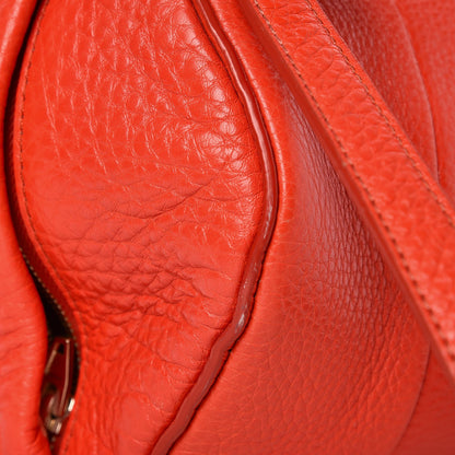 Alexander Wang Pebbled Lambskin Rocco Tangerine Pale Gold Hardware 10 of 15