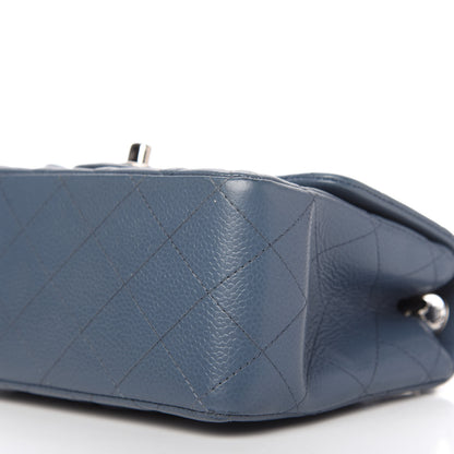 Chanel Caviar Quilted Mini Square Flap Dark Blue 7 of 11