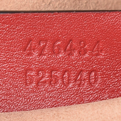 Gucci Calfskin Matelasse GG Marmont Belt Bag 95 38 Hibiscus Red 7 of 8