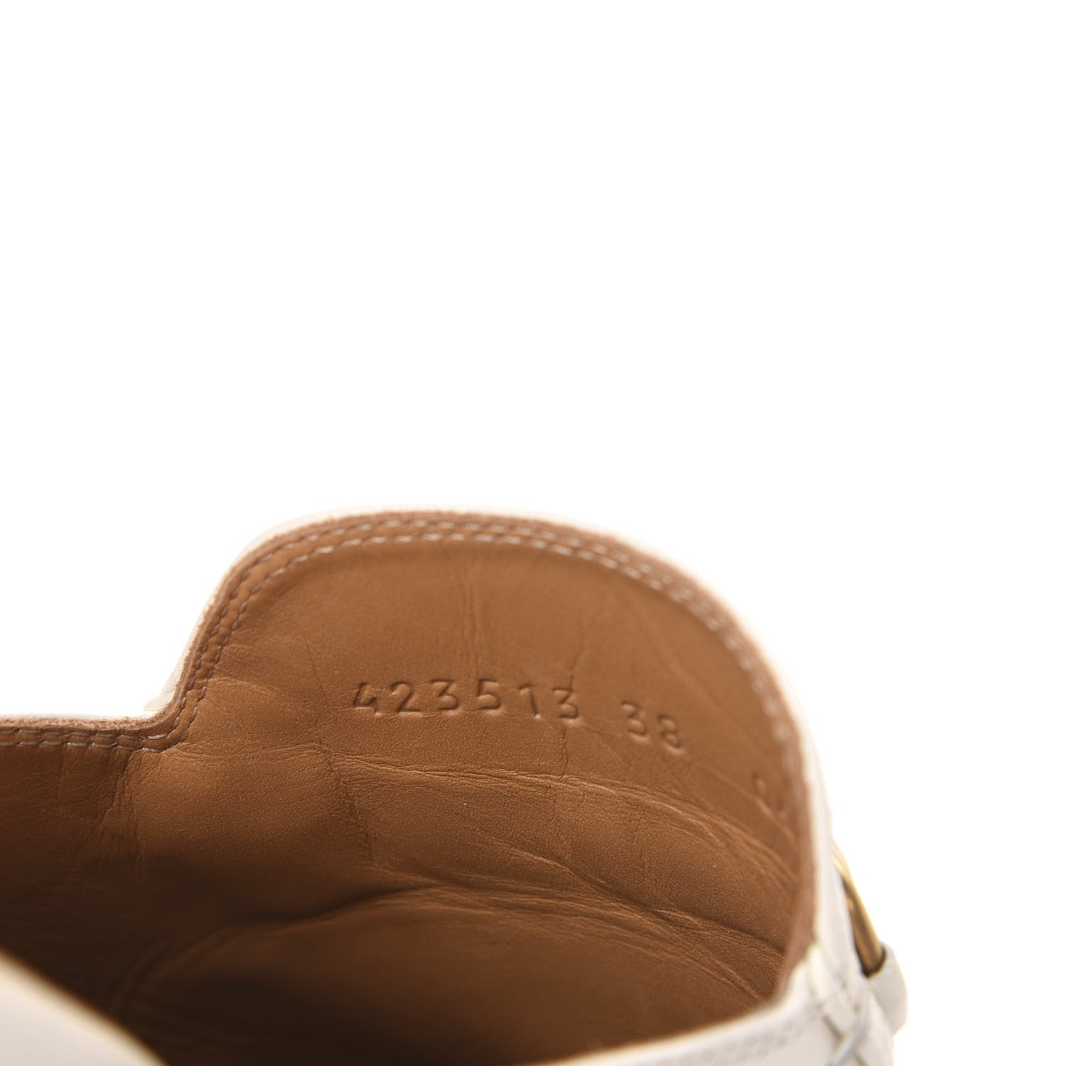 Gucci Malaga Kid Womens Princetown Slippers 38 Mystic White 7 of 13
