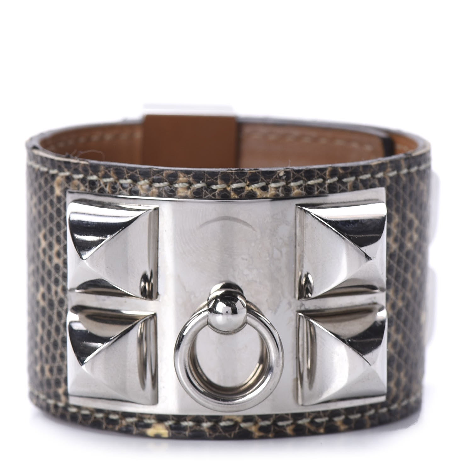 Hermes Lizard Collier De Chien CDC Bracelet Ombre 3 of 8