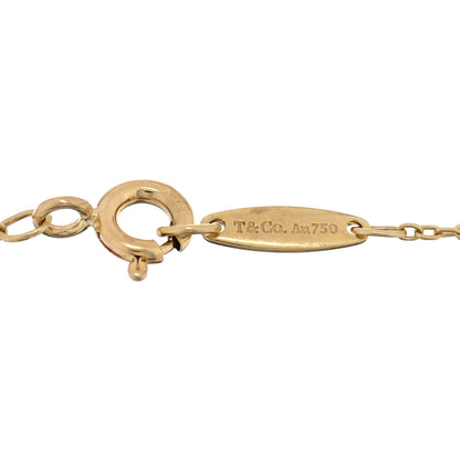 Tiffany 18K Yellow Gold Diamond .40ctw Elsa Peretti Diamonds by the Yard Station Bracelet 3 of 3