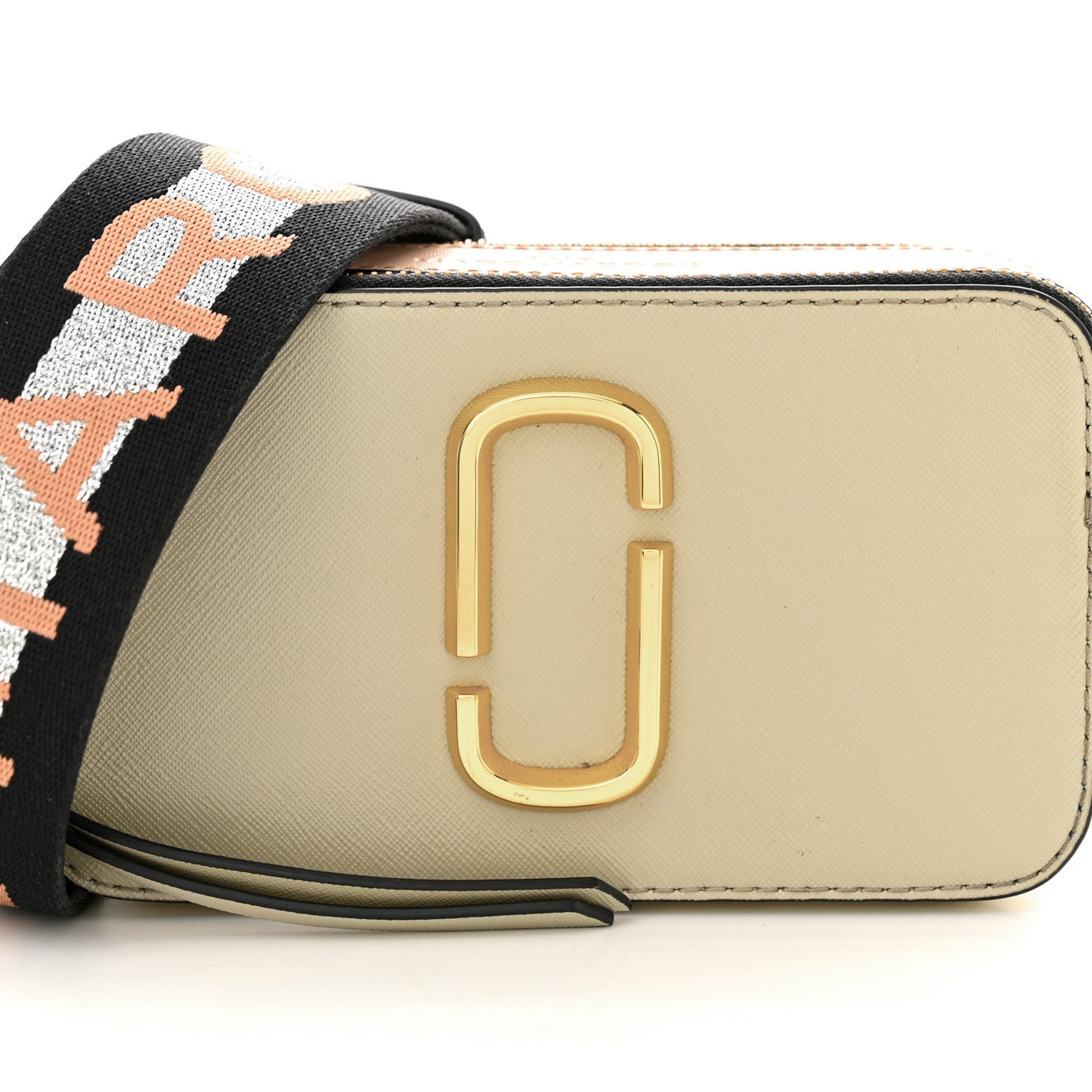 Saffiano Small Snapshot Camera Bag Dust Multicolor