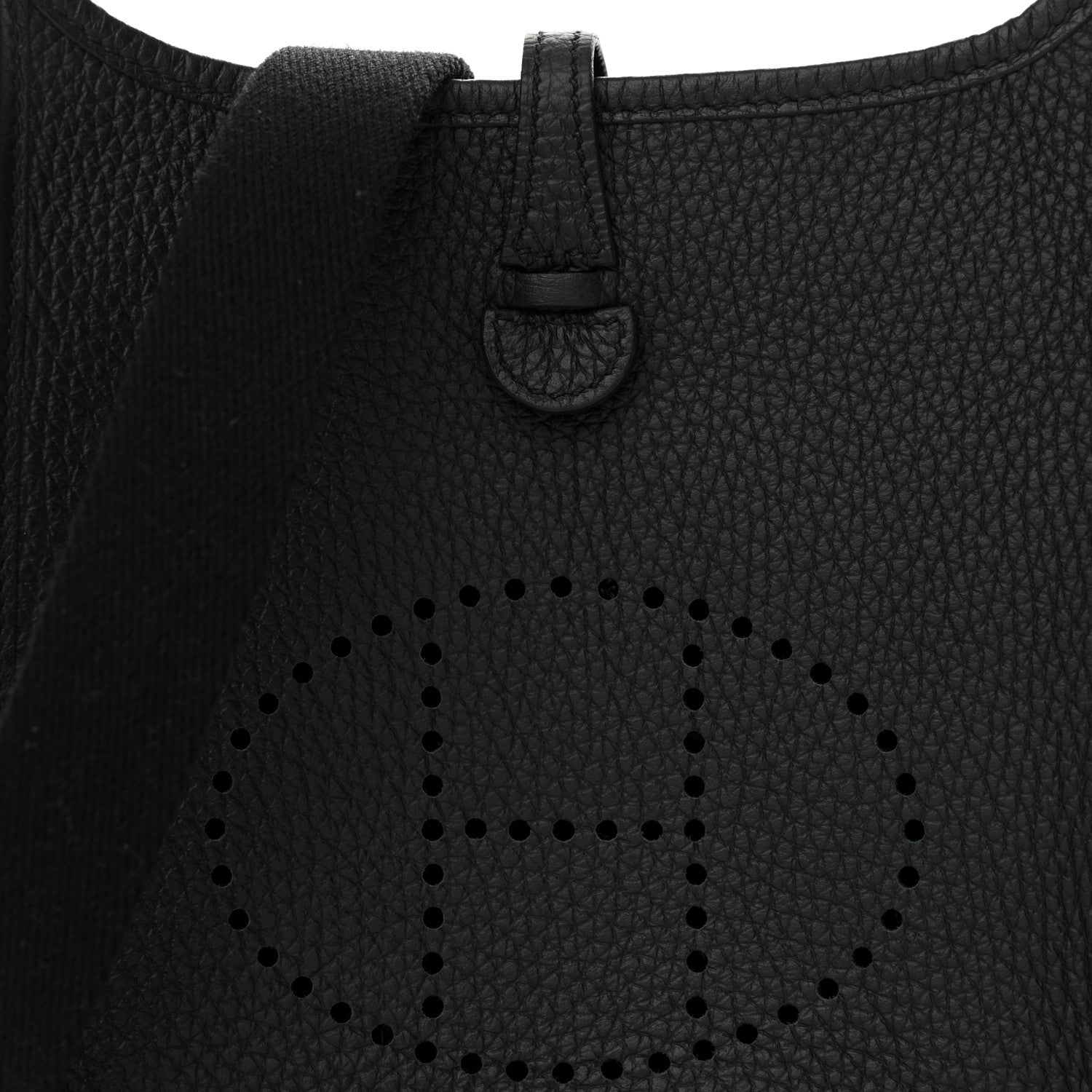 Hermes Taurillon Clemence Evelyne TPM Black 8 of 11