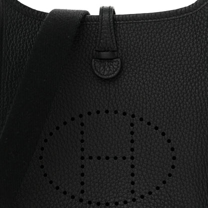 Hermes Taurillon Clemence Evelyne TPM Black 8 of 11
