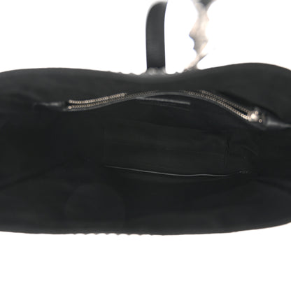 Saint Laurent Cotton Studded Le 5 A 7 Soft Hobo Black 5 of 10