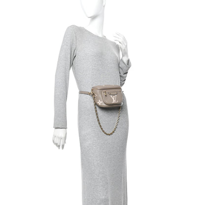 Louis Vuitton Empreinte Mini Bumbag Tourterelle Cream 2 of 9