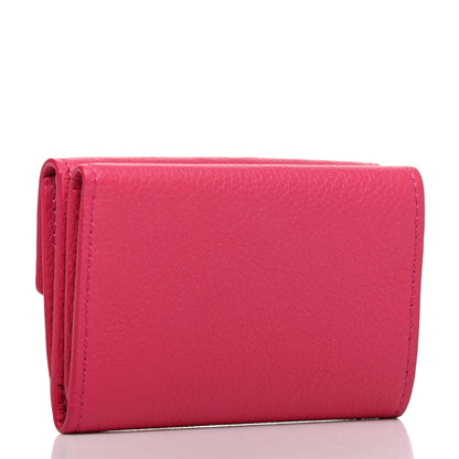 Louis Vuitton Calfskin Lockmini Wallet Hot Pink 3 of 7