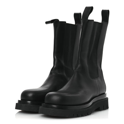 Bottega Veneta Calfskin The Lug Chelsea 55mm Boots 37 Black 4 of 12