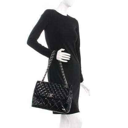 Chanel Vinyl Quilted In the Business Flap Bag Black 2 of 12
