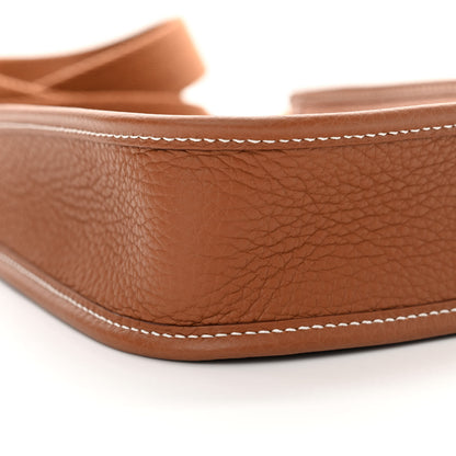 Hermes Taurillon Clemence Evelyne TPM Gold 9 of 11