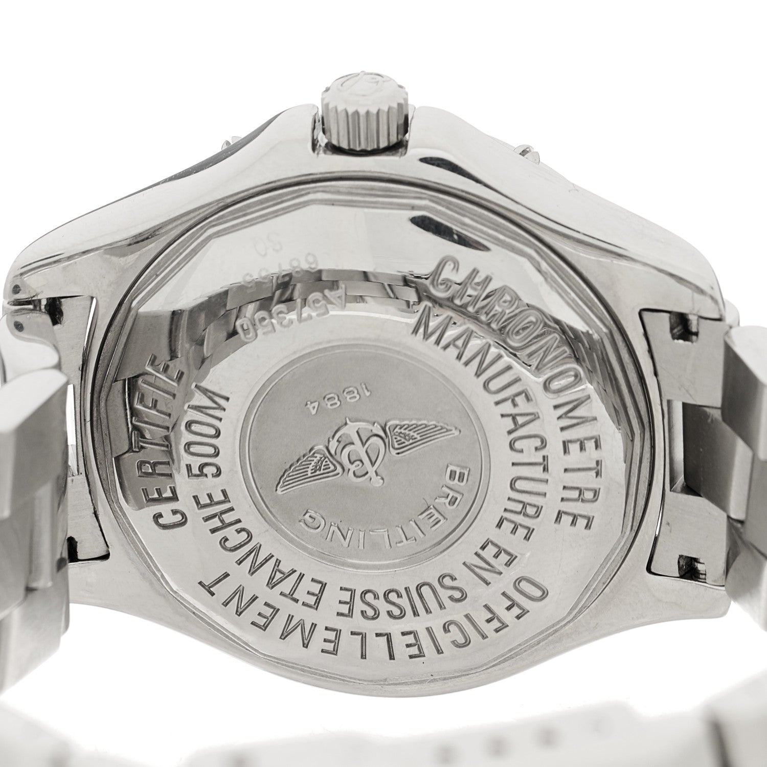 Breitling Stainless Steel 33mm Colt Oceane Quartz Watch Black A57350 4 of 5