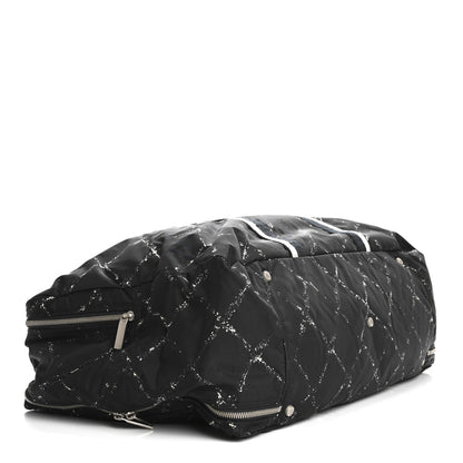 Chanel Nylon Large Travel Duffle Bag Black 3 of 12