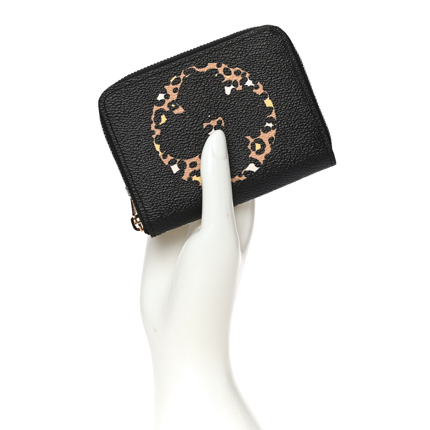 Louis Vuitton Monogram Giant Jungle Zippy Coin Purse Black 2 of 10
