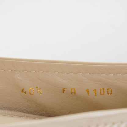 Louis Vuitton Patent Calfskin Oxford Ballerina Flats 40.5 Creme 5 of 8