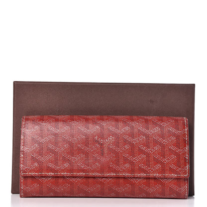 Goyard Goyardine Varenne Long Wallet Red 14 of 14