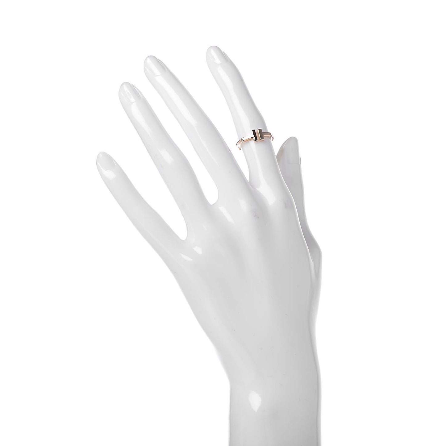 18K Rose Gold T Wire Ring 48 4.5