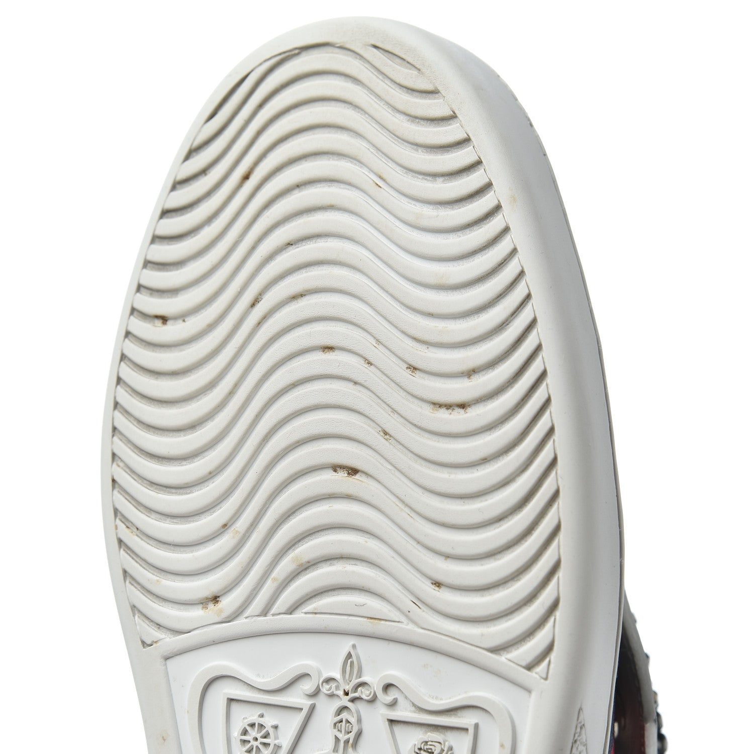 Gucci Calfskin Ayers Web Womens Ace Bow Lace Sneakers 37.5 White 15 of 21