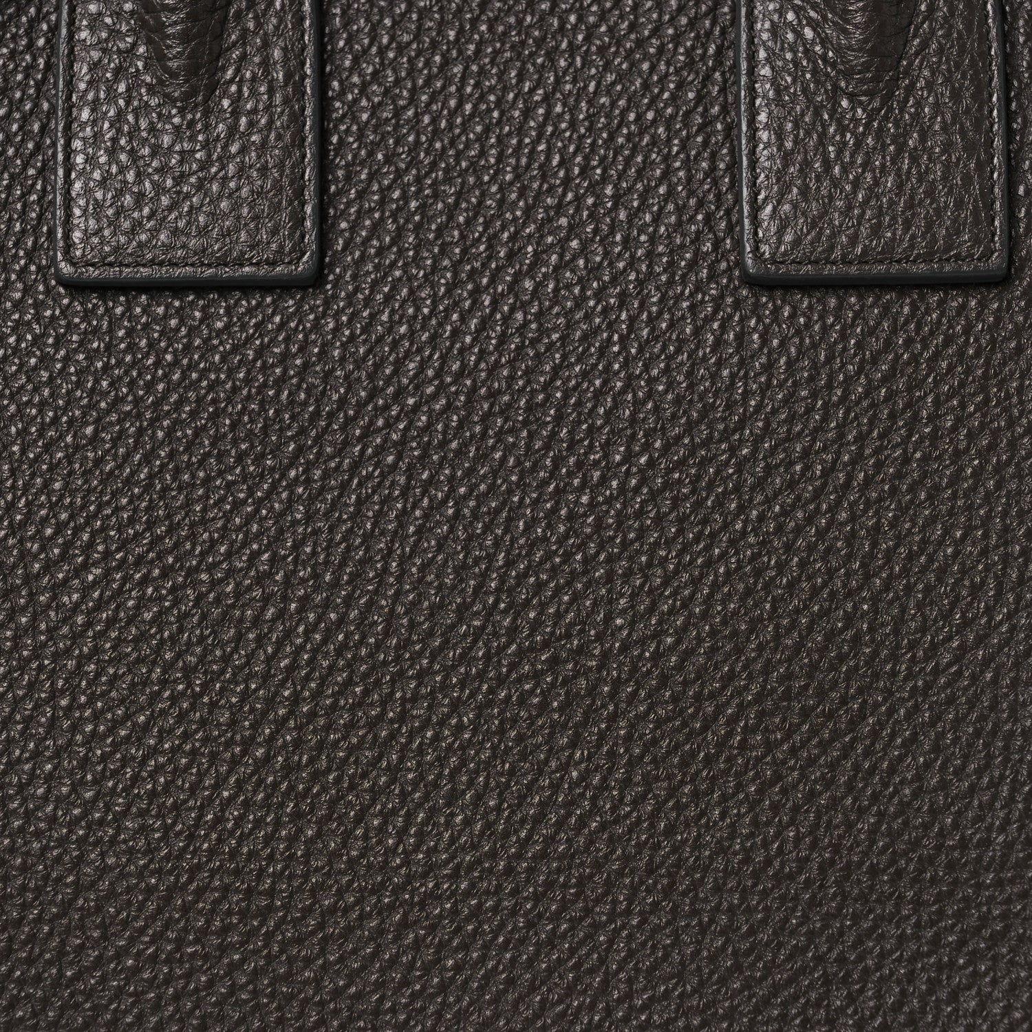 Saint Laurent Grained Calfskin Small Sac De Jour Dark Brown 8 of 11