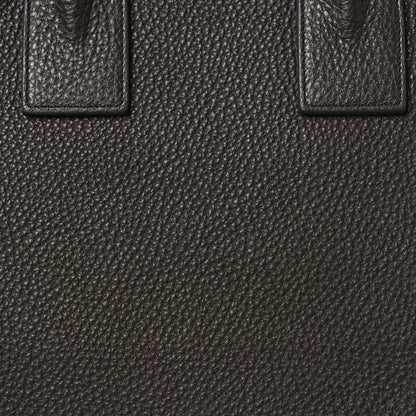 Saint Laurent Grained Calfskin Small Sac De Jour Dark Brown 8 of 11
