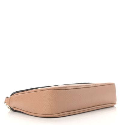 Gucci Pebbled Calfskin Medium Soho Flap Crossbody Camelia 4 of 10