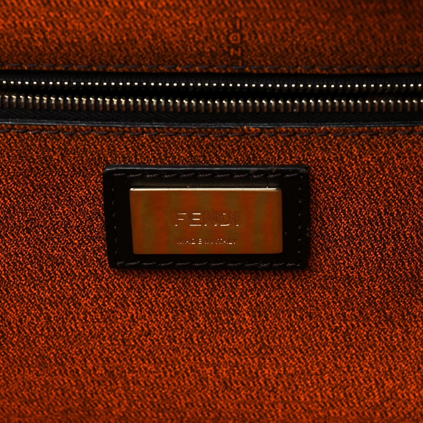 Zucca Spalmati Small Roll Tote Tobacco Orange
