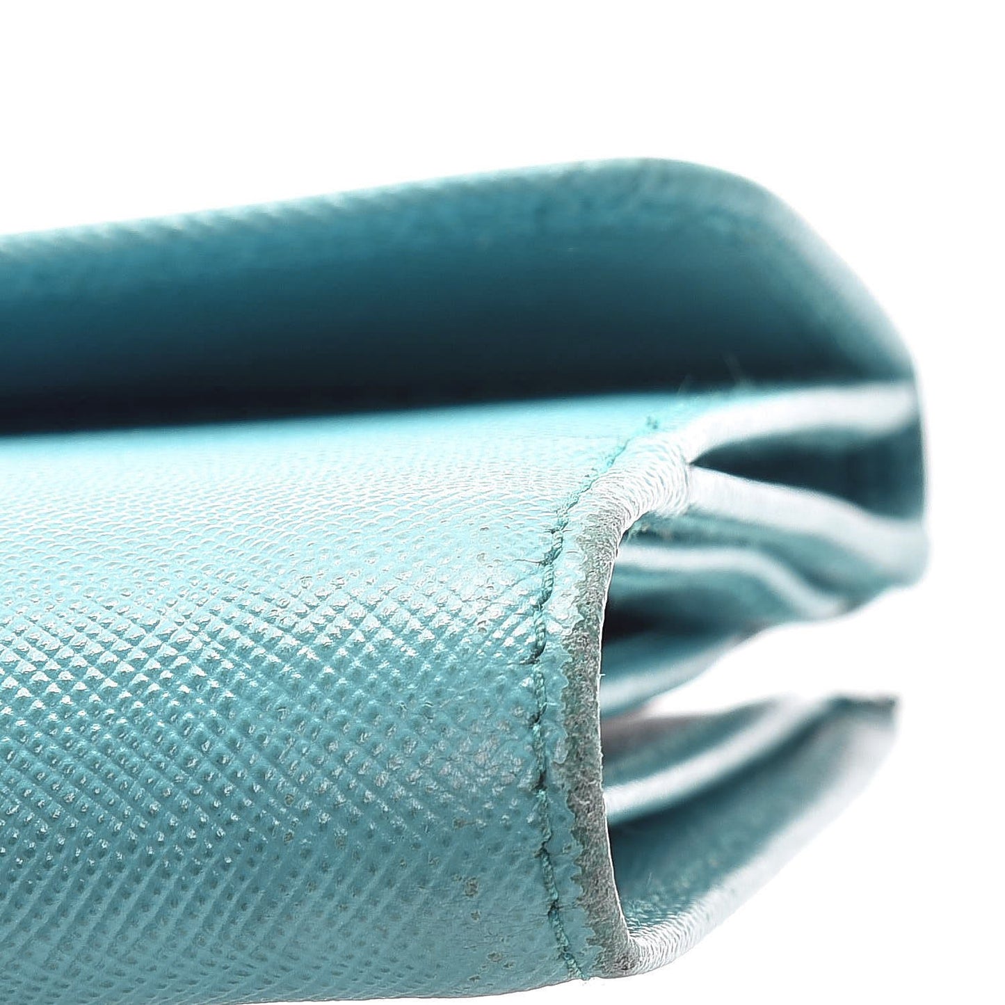 Saffiano Metal Continental Flap Wallet Anice