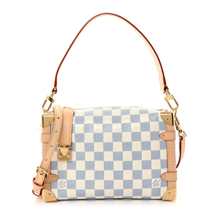 Louis Vuitton Damier Vernis Calfskin Side Trunk MM Celeste Blue 1 of 10