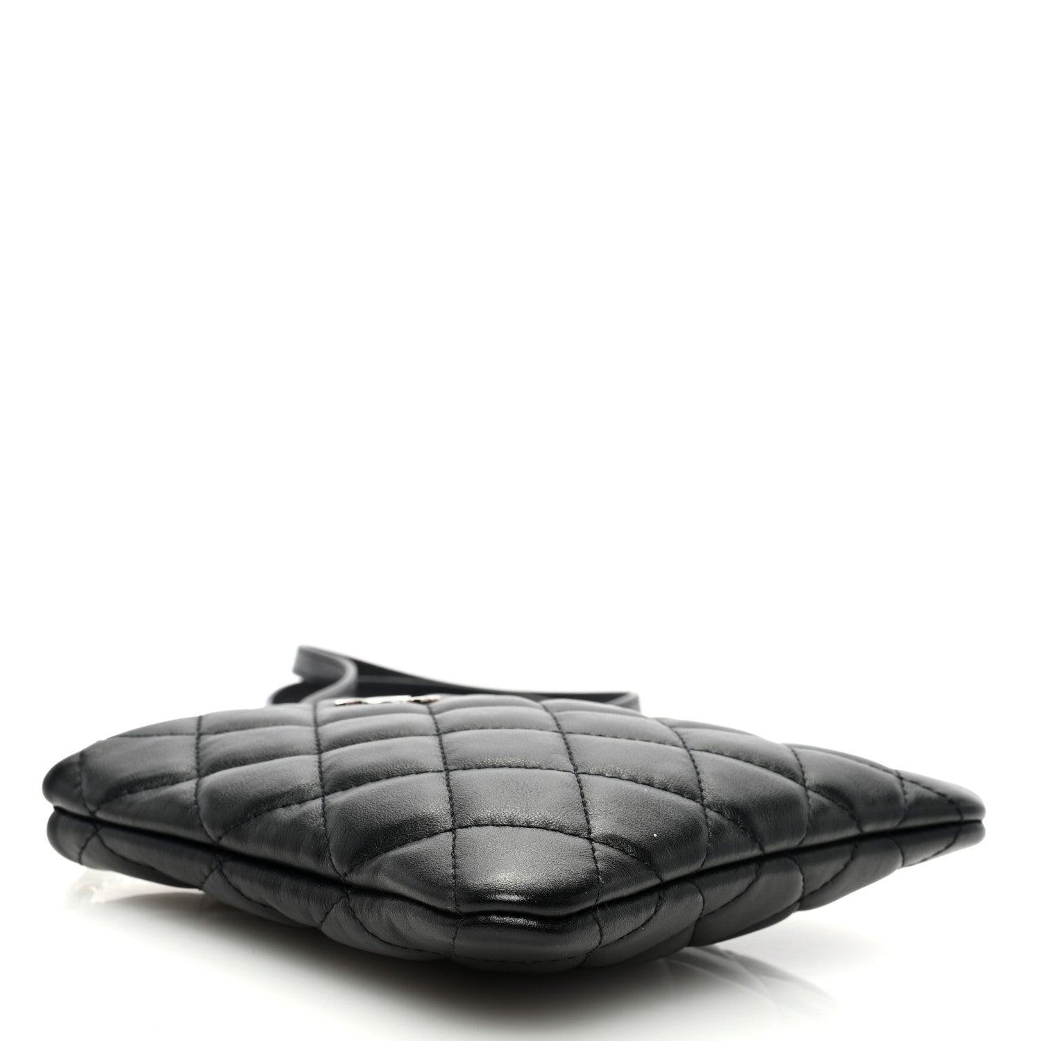 Chanel Lambskin Quilted Crossbody Bag Black 3 of 9