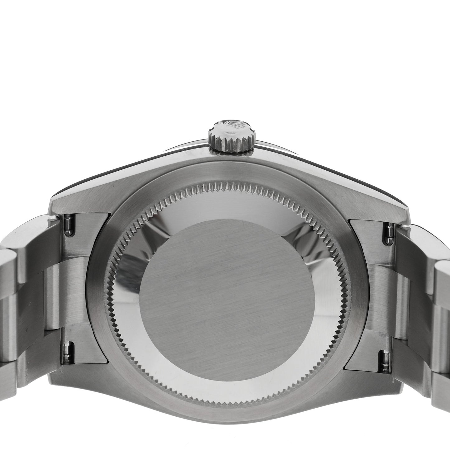 Stainless Steel 34mm Oyster Perpetual Watch Bright Black 124200