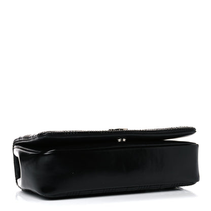 Burberry Patent Quilted Horseferry Print Small Lola Bag Black 4 of 15