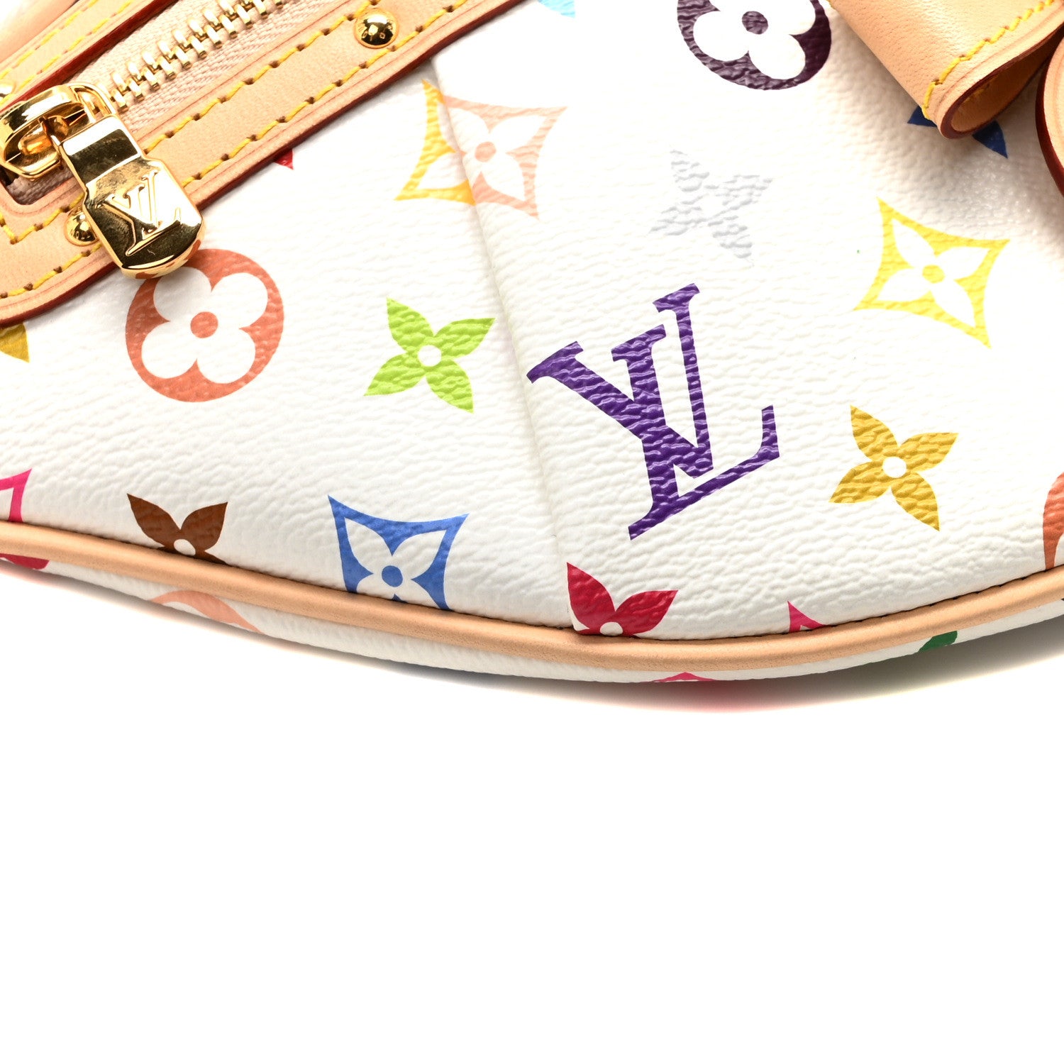 Louis Vuitton LV X TM Monogram Multicolor High Rise Bumbag White 7 of 9