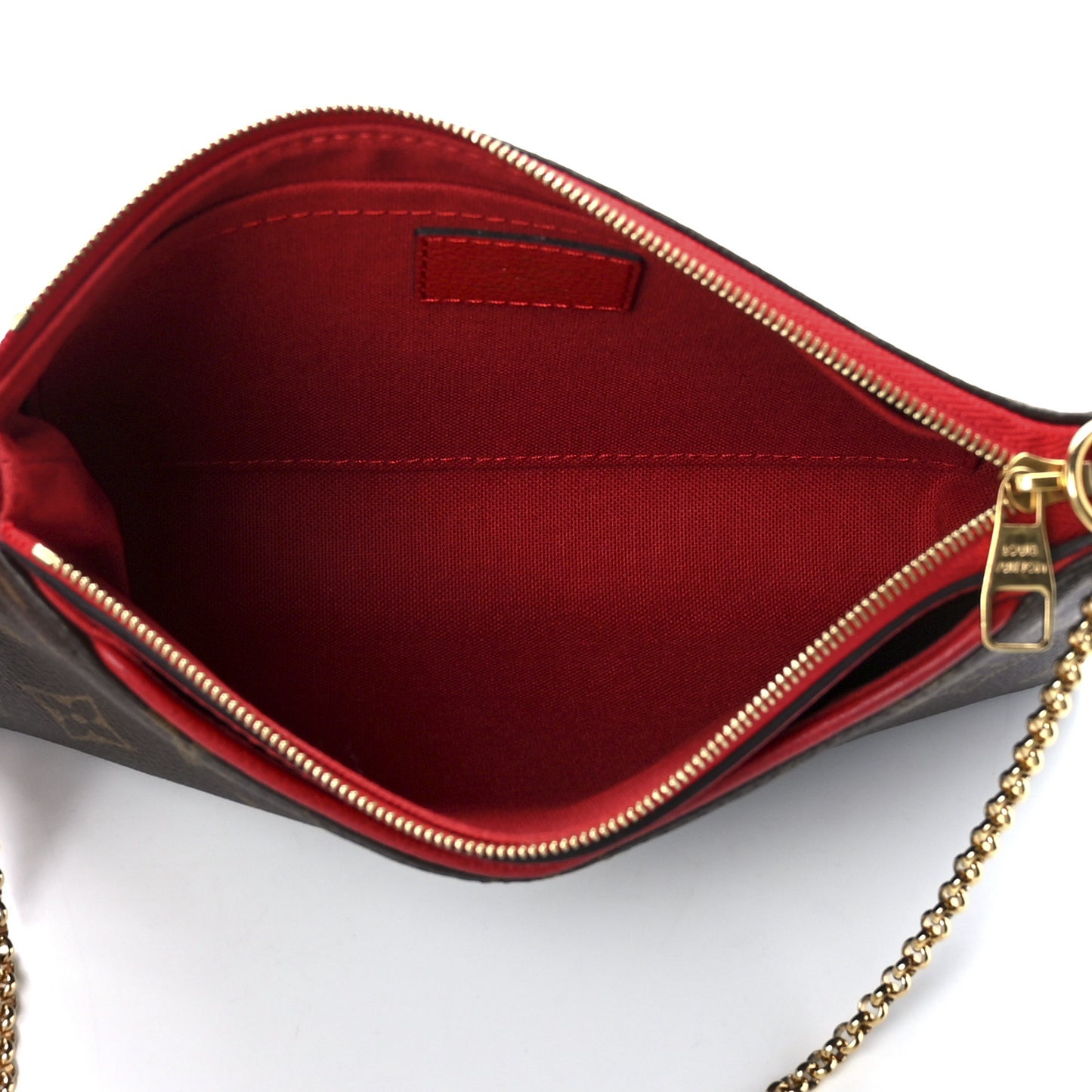 Monogram Pallas Clutch Cherry