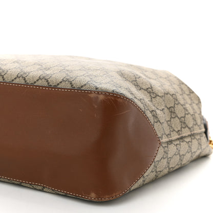 Gucci GG Supreme Monogram Large Linea A Hobo Light Brown 10 of 11