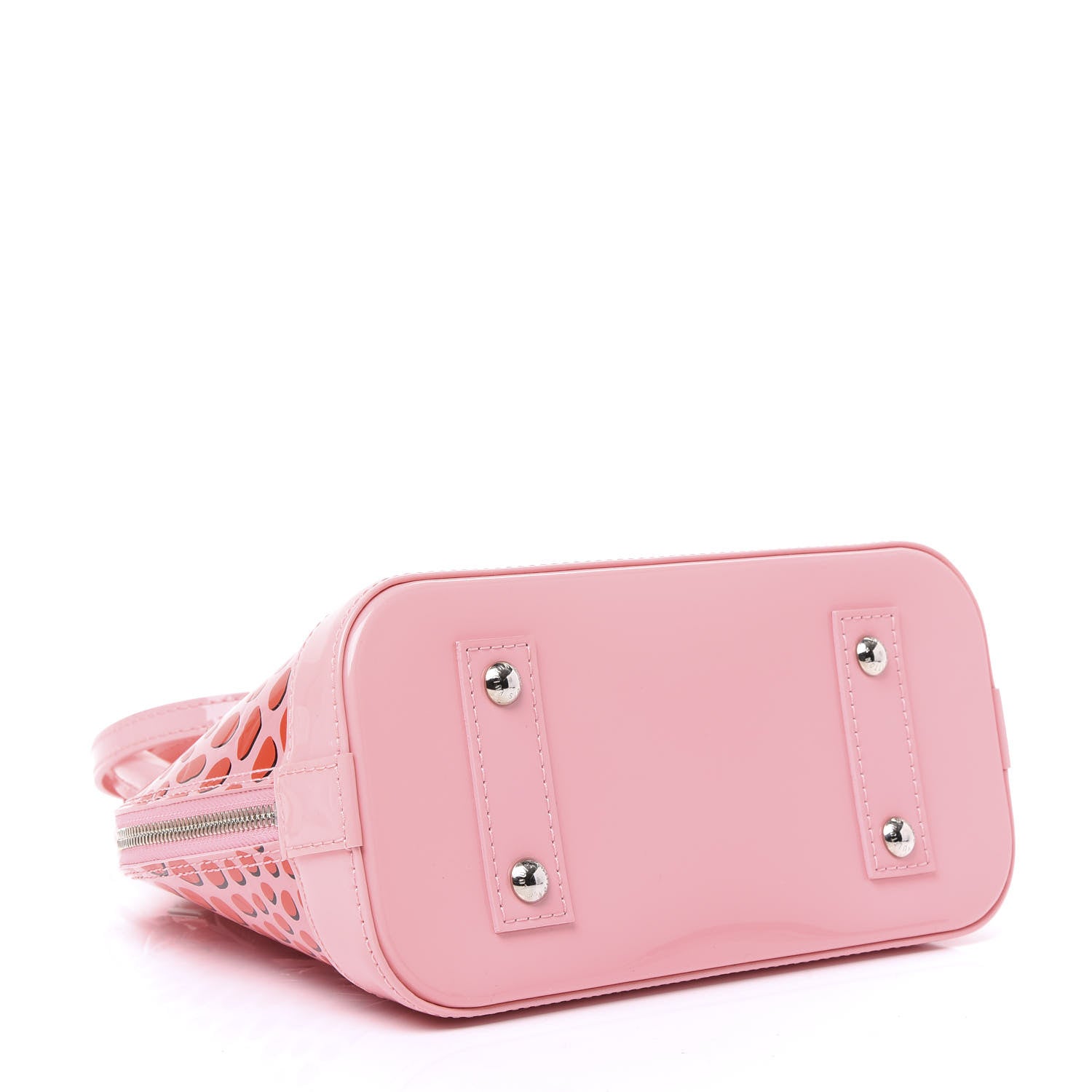 Louis Vuitton Vernis Jungle Dots Alma BB Sugar Pink Poppy 3 of 9