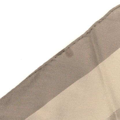 Burberry Silk Giant Check Scarf Pale Trench 5 of 5