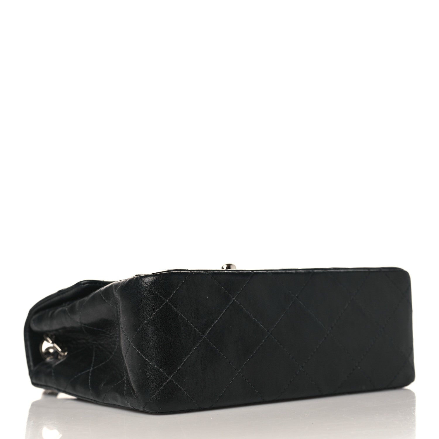 Chanel Lambskin Quilted Mini Square Flap Bag Black 4 of 9