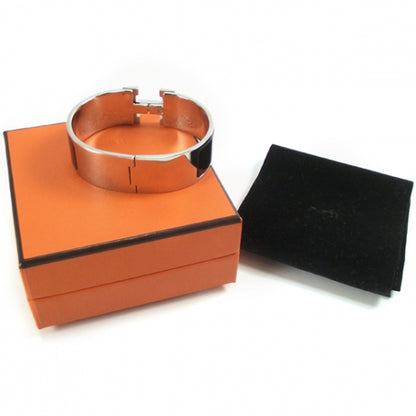 Hermes Enamel Clic Clac H Bracelet Wide PM Black 3 of 5